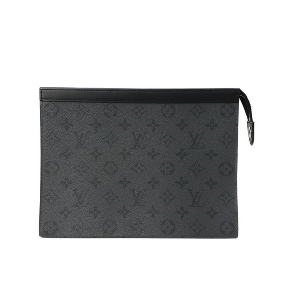 Louis Vuitton Monogram Eclipse Black Reverse Pochette Voyage Clutch Bag